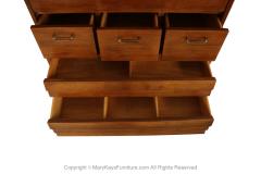 Merton Gershun Mid Century American of Martinsville High Boy Walnut Dresser Chest - 2988414