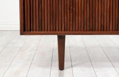 Merton Gershun Mid Century Modern Tambour Door Credenza by Merton L Gershun - 2953879