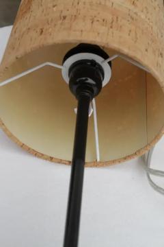 Metal Accent Lamps w cork shades - 4148054