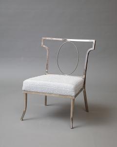 Metal Chair with Upholstered Seat - 4700439