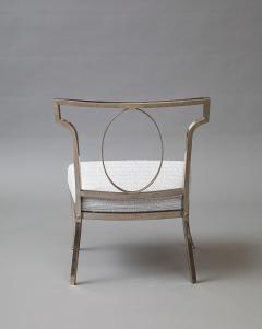 Metal Chair with Upholstered Seat - 4700444