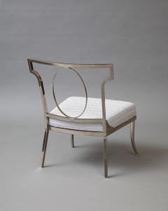 Metal Chair with Upholstered Seat - 4700445