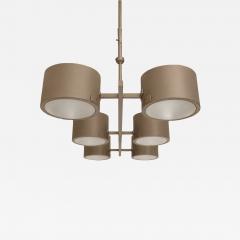 Metal Gray Stilnovo Lelli Style Sputnik Chandelier Italian 6 Arms - 4738749