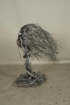 Metal Wire Abstract Sculpture - 4561015