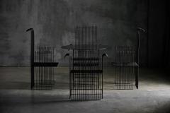 Metal Wire Modernist Garden Set France 1970s - 4190006