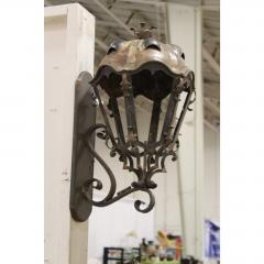 Metal and Copper Sconces Handcrafted from Budapest with Turtle Back Top a Pair - 1716256