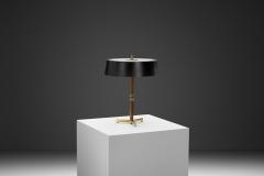 Metal and Wood Tripod Table Lamp Europe ca 1960s - 4543554