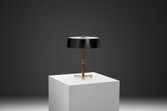 Metal and Wood Tripod Table Lamp Europe ca 1960s - 4543558