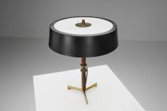 Metal and Wood Tripod Table Lamp Europe ca 1960s - 4543559