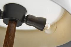 Metal and Wood Tripod Table Lamp Europe ca 1960s - 4543563