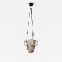Metal and fabric pendant - 4739351