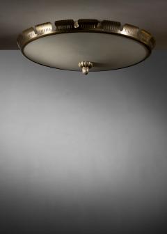 Metal and glass ceiling lamp - 4034670