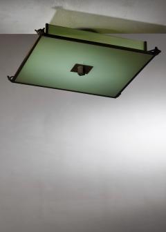 Metal and glass ceiling lamp - 4565614