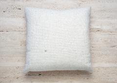 Metallaire Red Pillow Made With Hermes Fabric - 2848934