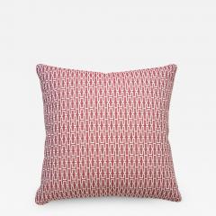 Metallaire Red Pillow Made With Hermes Fabric - 2854067