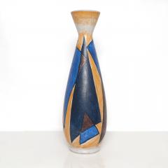 Mette Doller HAND DECORATED CERAMIC VASE BY METTE DOLLER FOR HOGANAS SWEDEN - 1123632