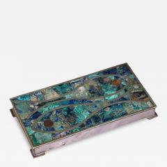 Mexican Modernist Metales Casados Box by Los Castillos - 4575021