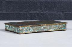 Mexican Modernist Mix Metals Tray Box by Los Castillos - 4387996