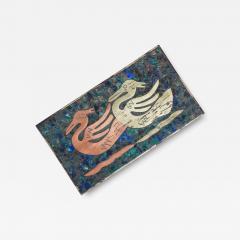 Mexican Modernist Mix Metals Tray Box by Los Castillos - 4389278