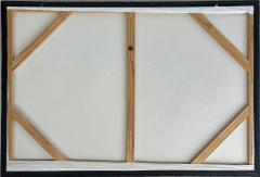 Miami Street Artist Jona Cerwinske Black White Abstract Painting c2010 - 4397164