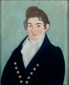 Micah Williams Portrait of a Handsome Young Man in a Blue Coat - 67770