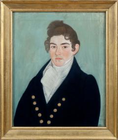 Micah Williams Portrait of a Handsome Young Man in a Blue Coat - 67771