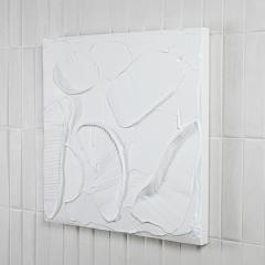 Michael Allen Modern Textural Monochromatic Painting by Michael Allen - 4218278