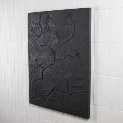 Michael Allen Modern Textural Monochromatic Painting by Michael Allen - 4225099