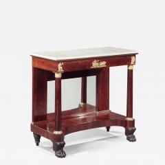 Michael Allison EMPIRE MARBLE TOP PIER TABLE - 3478407