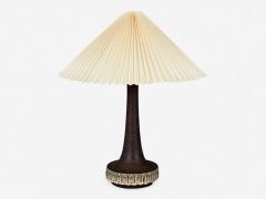 Michael Andersen S n Brown Stoneware Large Table Lamp Denmark 1960s - 4385801