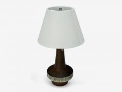 Michael Andersen S n Brown Stoneware Table Lamp Denmark 1960s - 4301674