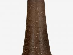 Michael Andersen S n Brown Stoneware Table Lamp Denmark 1960s - 4301679