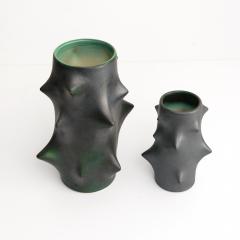 Michael Andersen Son KNUD BASSE FOR MICHAEL ANDERSEN SON ROSE THORN VASES GRAY GREEN  - 1850103