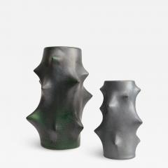 Michael Andersen Son KNUD BASSE FOR MICHAEL ANDERSEN SON ROSE THORN VASES GRAY GREEN  - 1850360