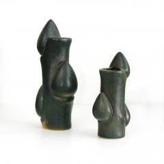 Michael Andersen Son KNUD BASSE MICHAEL ANDERSEN SONS DANISH Group of APPLE BRANCH VASES - 4234198