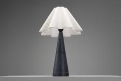 Michael Andersen Son Matte Glazed Ceramic Table Lamp by Michael Andersen S n Denmark 1950s - 4556469