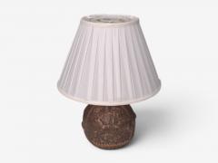 Michael Andersen Son Table Lamp Brown Stoneware Denmark 1960s - 4800815