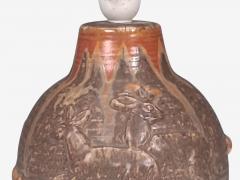 Michael Andersen Son Table Lamp Brown Stoneware Denmark 1960s - 4800819