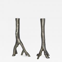 Michael Aram Early Michael Aram Forged Brass Candle Holders - 925017