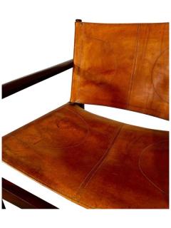 Michael Arnoult PegLev Leather Lounge Chair Brazil 1960 - 4218017