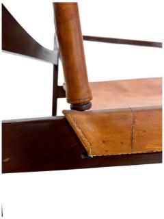 Michael Arnoult PegLev Leather Lounge Chair Brazil 1960 - 4218019