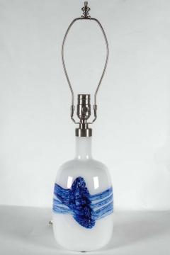 Michael Bang M Bang White Blue Glass Lamps - 842345