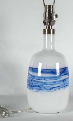 Michael Bang M Bang White Blue Glass Lamps - 842346