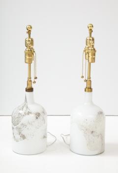 Michael Bang Michael Bang Holmegaard Pair of Glass Lamps  - 2807856