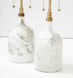 Michael Bang Michael Bang Holmegaard Pair of Glass Lamps  - 2807858