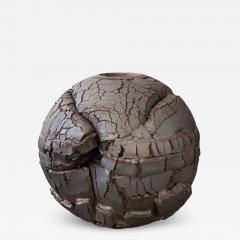 Michael Becker Monumental Stoneware Sphere Sculpture or Vessel by Michael Becker - 1051222