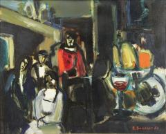 Michael Bonnaud Still Life painting on canvas Cafe Scene by Michael Bonnaud - 773481