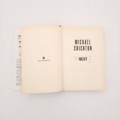 Michael Crichton Next First Edition 2006 - 4503561