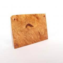 Michael Elkan Michael Elkan Burl Wood Studio Crafted Jewelry Trinket Box - 3159767