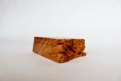 Michael Elkan Michael Elkan Large Burl Wood Studio Crafted Jewelry Trinket Box - 3159794